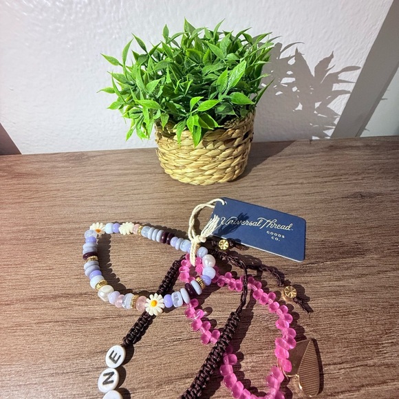 Universal Thread Blue and Gold Bracelet Set - Picture 2 of 4